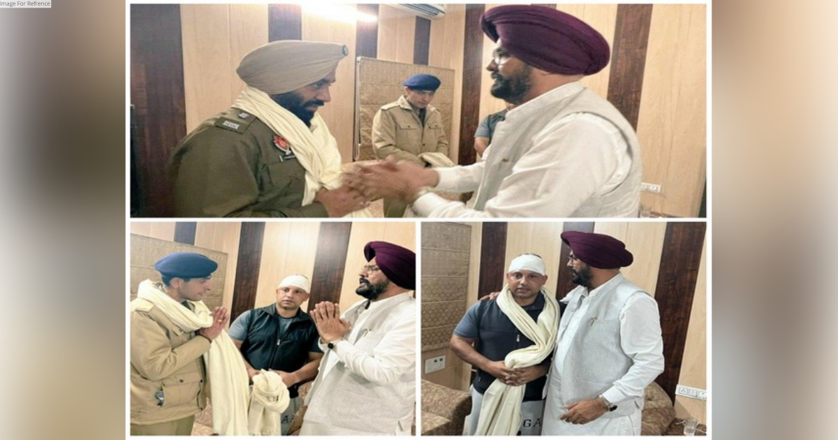 Punjab minister Kuldeep Singh Dhaliwal meets cops injured in Ajnala incident